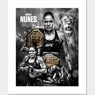 Amanda 'The Lioness' Nunes Posters and Art